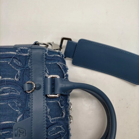 Christian Louboutin Blue Denim Hand Bag mon1168-110525 - Picture 7 of 16